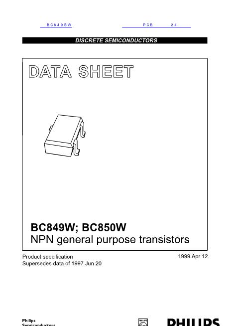BC849BW數(shù)據(jù)手冊封面