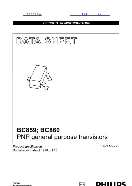 BC859AW数据手册封面