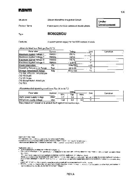 BD6028GU數(shù)據(jù)手冊封面