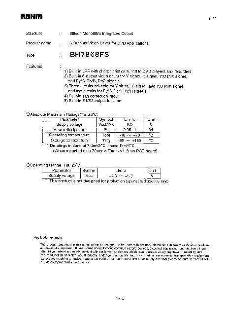 BH7868FS数据手册封面