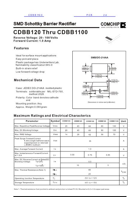CDBB1100数据手册封面