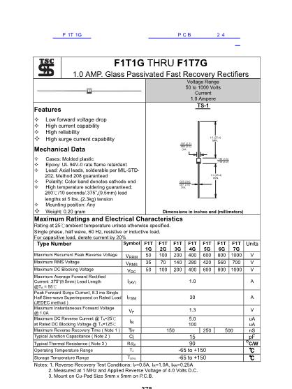F1T1G數(shù)據(jù)手冊(cè)封面