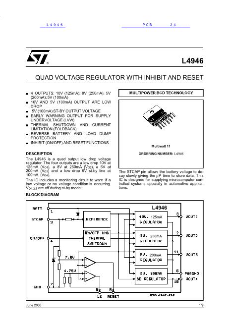 L4946數(shù)據(jù)手冊(cè)封面