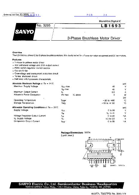 LB1693數(shù)據(jù)手冊(cè)封面