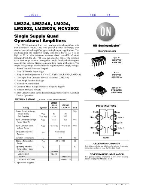 LM224数据手册封面