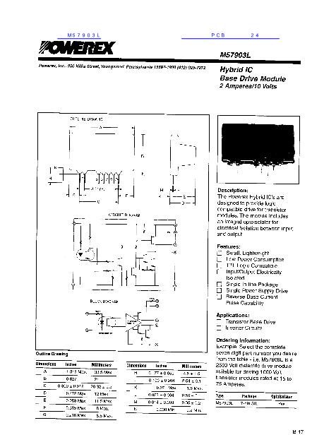 M57903L數(shù)據(jù)手冊封面