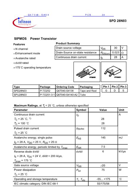 Q67040-S4138數(shù)據(jù)手冊封面