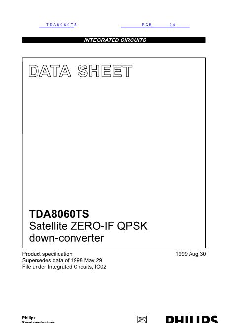 TDA8060TS数据手册封面