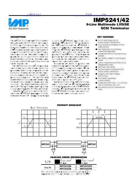 IMP5241数据手册封面