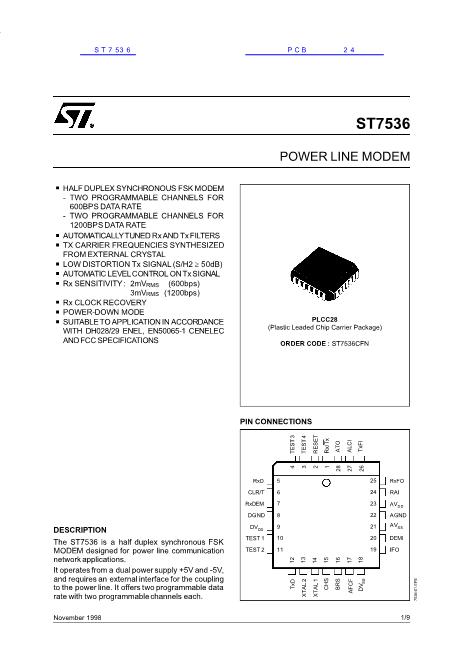 ST7536數(shù)據(jù)手冊(cè)封面