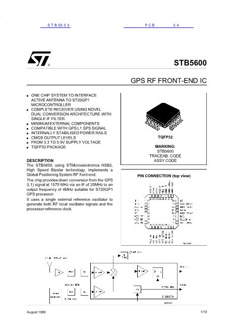STB5600数据手册封面
