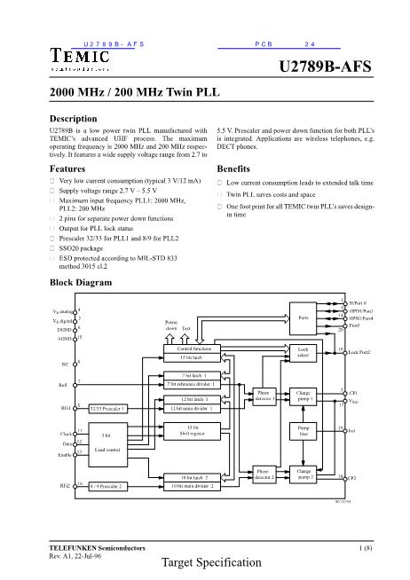 U2789B-AFS數(shù)據(jù)手冊(cè)封面