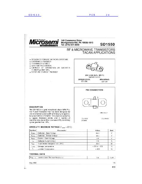 SD1550數(shù)據(jù)手冊封面