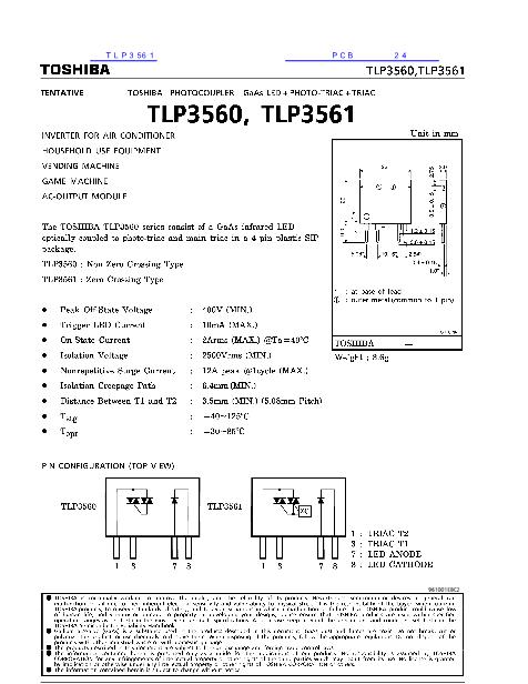 TLP3560数据手册封面