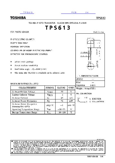 TPS613数据手册封面