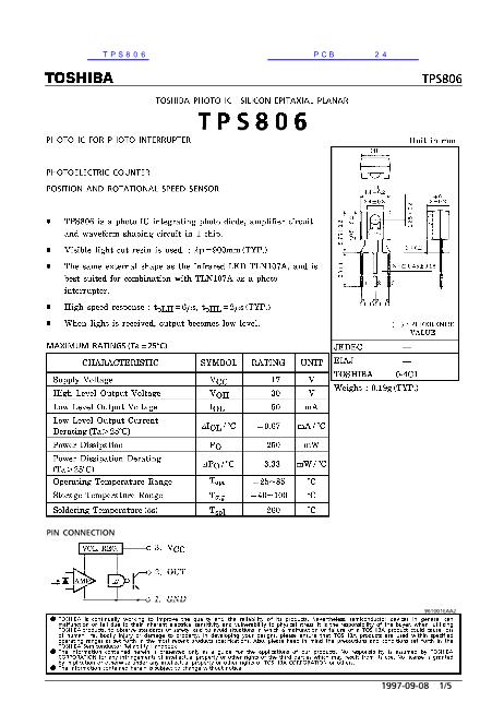TPS806數(shù)據(jù)手冊(cè)封面