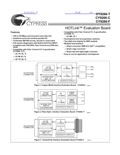 CY9266-C數(shù)據(jù)手冊(cè)封面