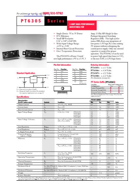 P T 6 3 0 5數(shù)據(jù)手冊(cè)封面