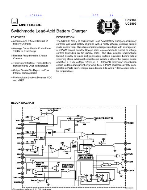 UC2909数据手册封面