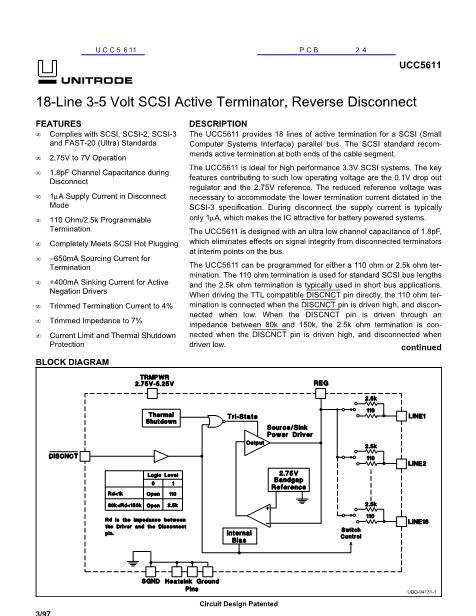 UCC5611数据手册封面