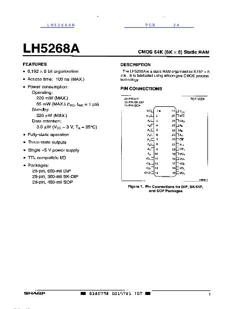LH5268AN数据手册封面