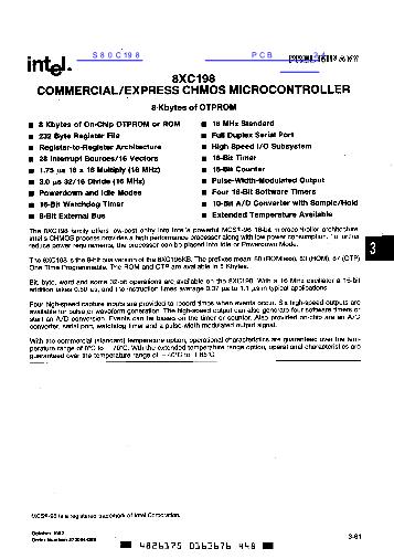 N80C198数据手册封面