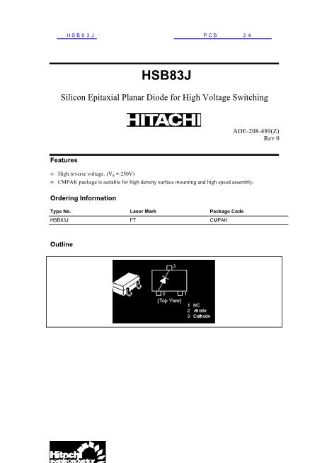 HSB83J数据手册封面