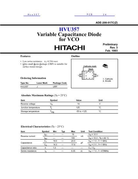 Hvu357數(shù)據(jù)手冊(cè)封面