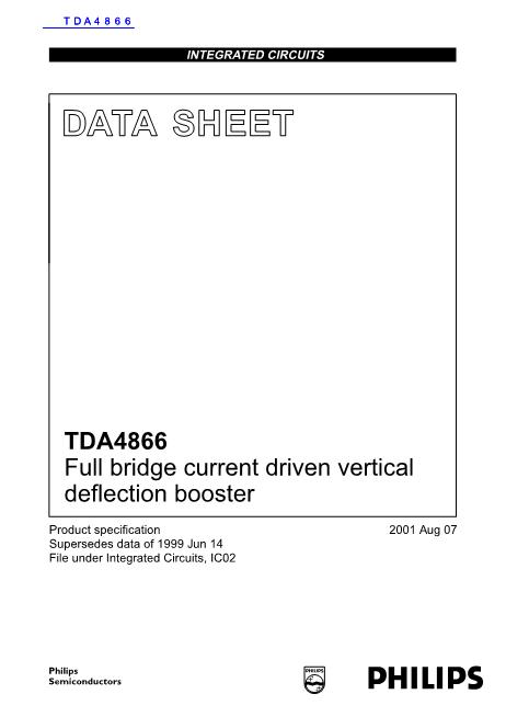 TDA4866数据手册封面