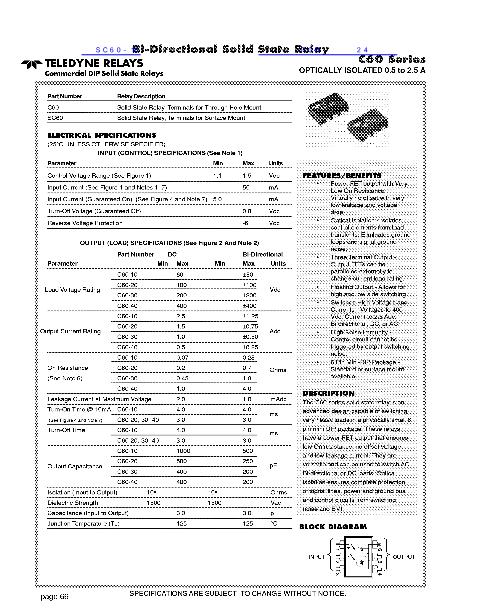 SC60-10数据手册封面