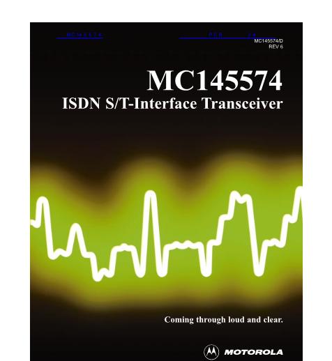 MC145574数据手册封面
