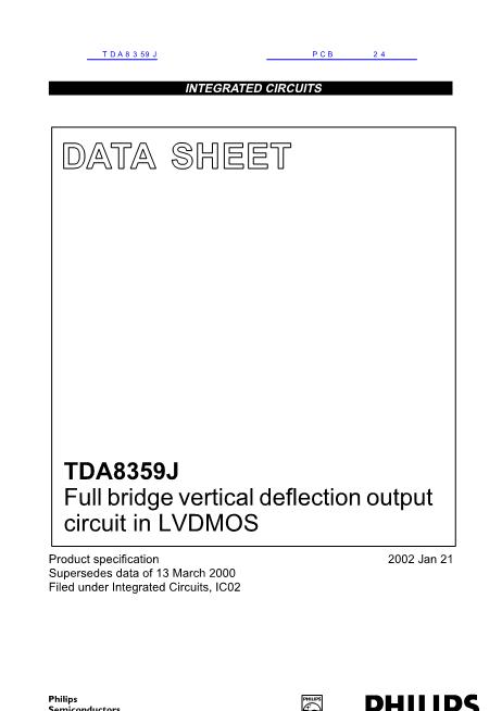 TDA8359J数据手册封面