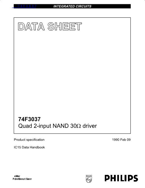 74F3037数据手册封面