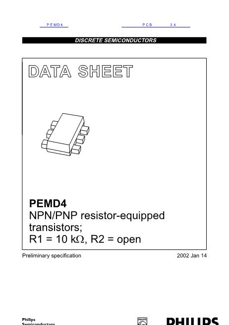 PEMD4数据手册封面
