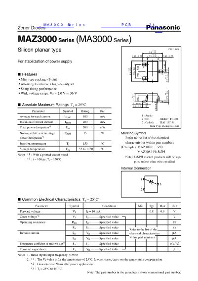 MA3000 Series數(shù)據(jù)手冊封面