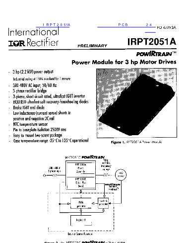 IRPT2051A数据手册封面