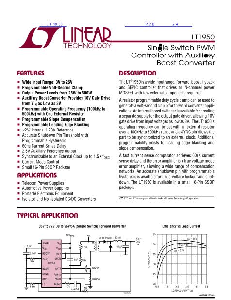 LT1950數(shù)據(jù)手冊封面