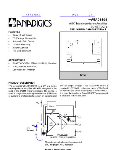 ATA01504數(shù)據(jù)手冊(cè)封面