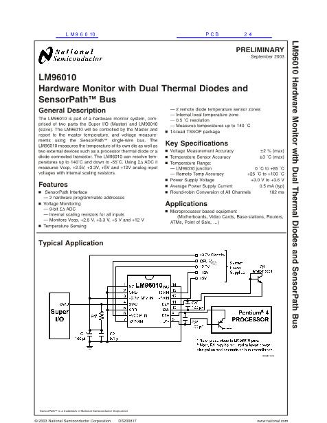 LM96010數(shù)據(jù)手冊封面