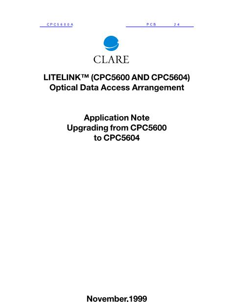 CPC5600A数据手册封面