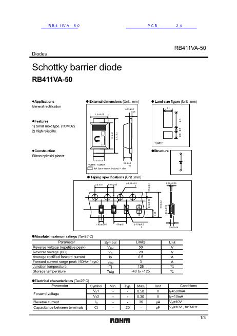 RB225T100數(shù)據(jù)手冊(cè)封面