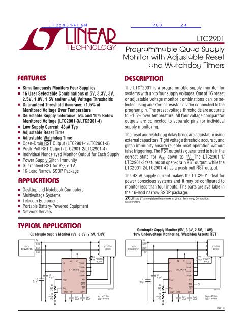 LTC2901-3CGN数据手册封面