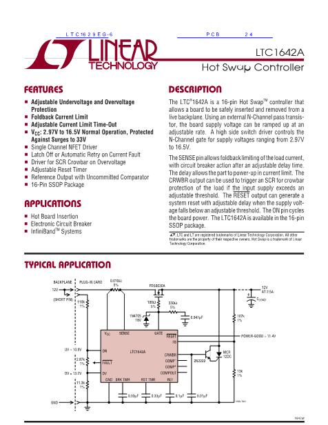LTC1629EG-6数据手册封面