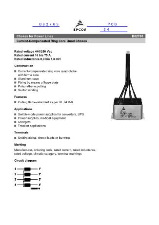 B82732F數(shù)據(jù)手冊(cè)封面