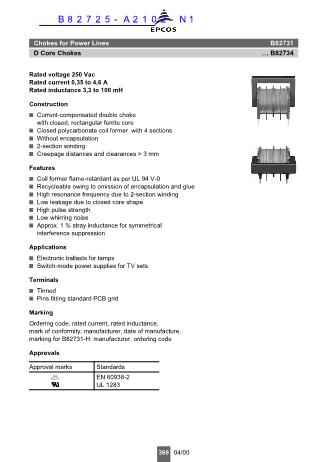 B82725-A2102-N1數(shù)據(jù)手冊封面
