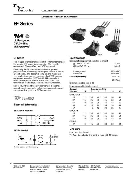 10EF1F数据手册封面