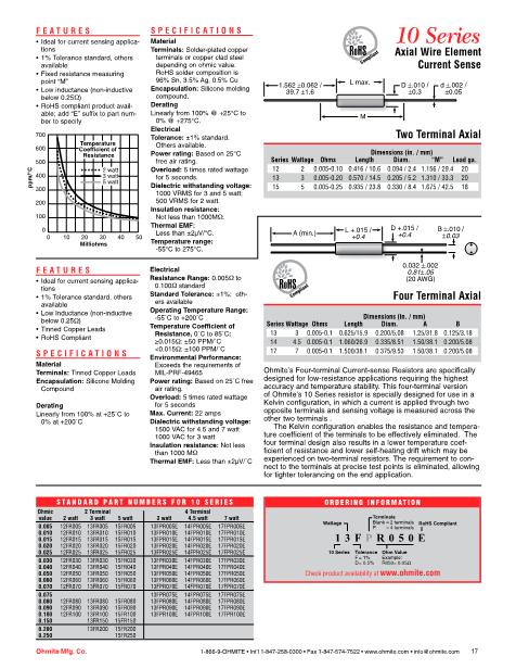 13FPR005E数据手册封面