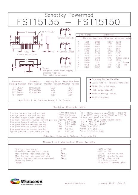 151CMQ040數(shù)據(jù)手冊封面