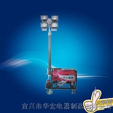 供应HMF961遥控升降移动照明车_ 4*500W移动照明系统_ 卤素光源