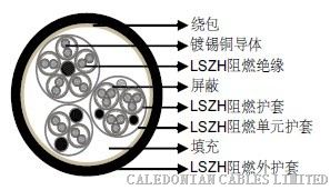 低烟无卤车载多芯型充电电缆 WDZ-DCKT-P-125